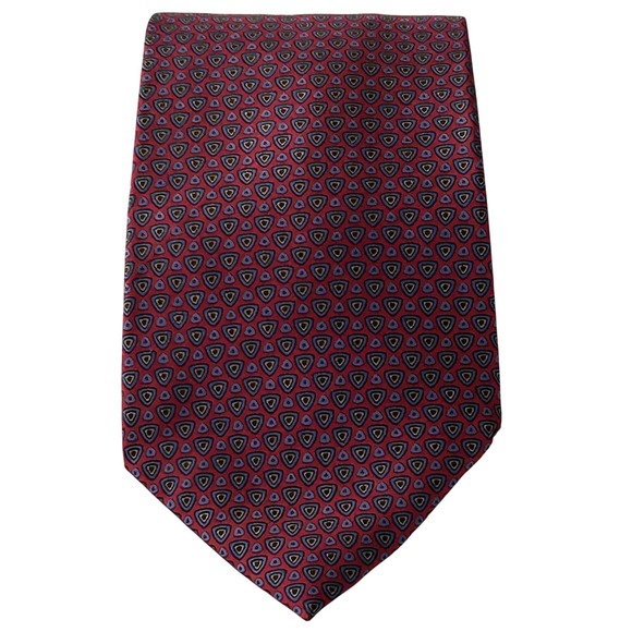 burberrys of london Other - Burberrys of London Multicolor Silk Geometric Pattern Necktie - OS